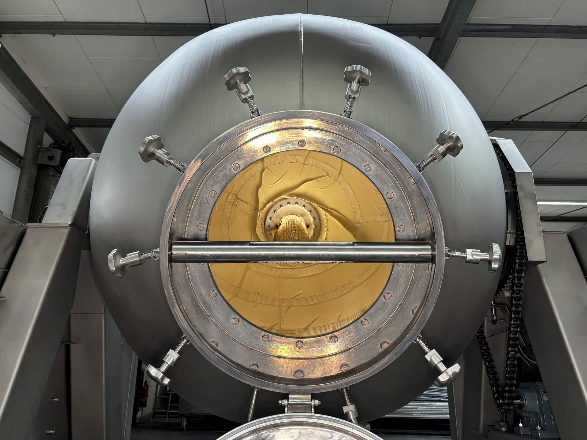 Pressa pneumatica per uva